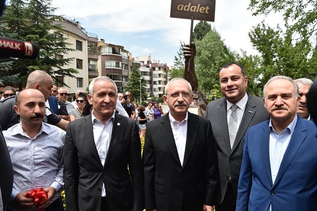 Kılıçdaroğlu,Çankaya Belediyesi tarafından yapılan Adalet Parkı açılış töreninde konuştu