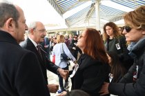 Kılıçdaroğlu, Deniz Bölükbaşı'nın cenaze törenine katıldı