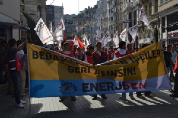 Bedaş işçileri direnişinin. gününde