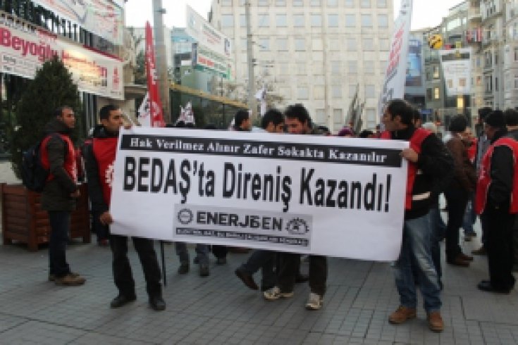 Bedaş'ta direniş kazandı