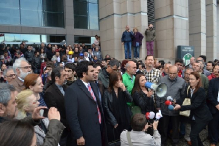 Çağlayan Adliyesi, 1 Mayıs Gözaltıları Hukuksuzdur Basın Açıklaması