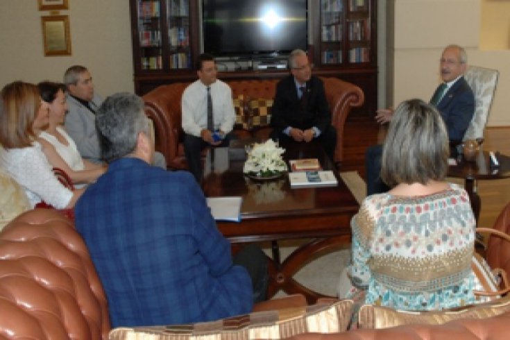 Kılıçdaroğlu, TMMOB Gıda Mühendisleri Odası heyetini kabul etti