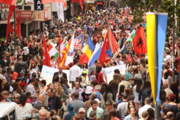 Karşıyaka'daki bayram coşkusuna muhteşem final