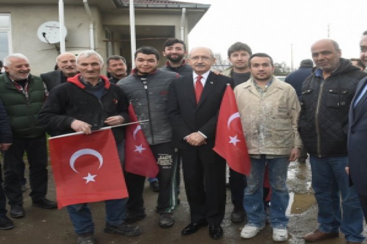 Kemal Kılıçdaroğlu, Ordu'da Çay fabrikasını ziyaret etti