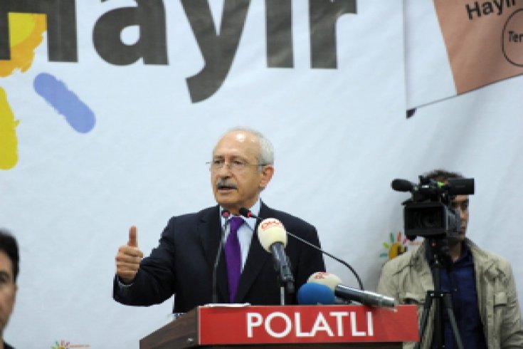 Kılıçdaroğlu, Ankara'nın Polatlı ilçesinde STK'larla bir araya geldi