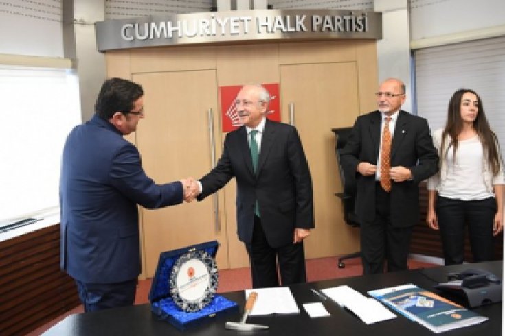 Kılıçdaroğlu Jeoloji Mühendisleri Odası'nı kabul etti