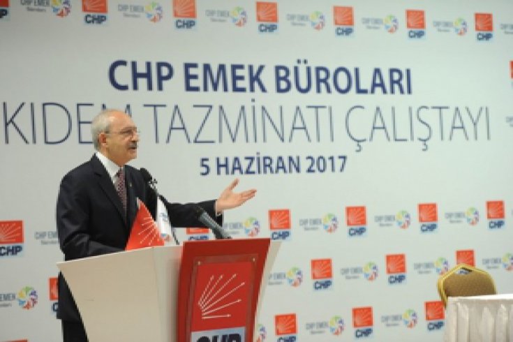 Kılıçdaroğlu, Kıdem Tazminatı Çalıştayı'na katıldı