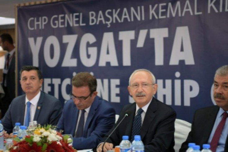 Kılıçdaroğlu, Yozgat’ta hububat üreticileriyle bir araya geldi