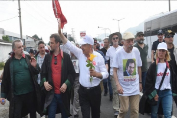 Kılıçdaroğlu'nun Adalet Yürüyüşü'nün 13. günü