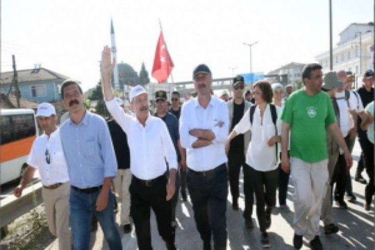 Kılıçdaroğlu'nun Adalet Yürüyüşü'nün 14. günü