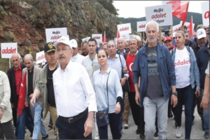 Kılıçdaroğlu'nun, Adalet Yürüyüşü'nün 7. günü