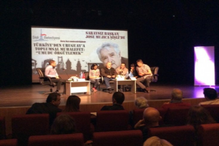 Saraysız Başkan Jose Mujica Şişli'de