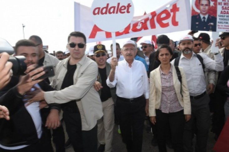 Kılıçdaroğlu'nun Adalet Yürüyüşü'nün 8. günü