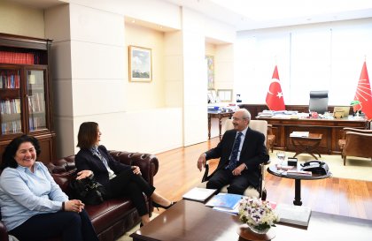 Kılıçdaroğlu, Kadın Adayları Destekleme Derneği'ni kabul etti