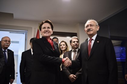 Kılıçdaroğlu, İYİ Parti Genel Merkezi'ni ziyaret etti