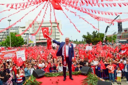 Muharrem İnce Samsun mitinginde konuştu