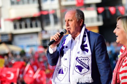 Muharrem İnce'nin Sinop mitinginden kareler