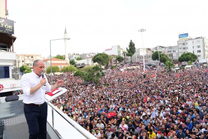 Muharrem İnce İzmir Aliağa'da halka seslendi