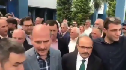 Soylu Trabzon’da protesto edildi