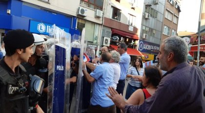 Suruç anmasına polis müdahalesi!