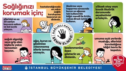 İBB'den koronavirüse karşı 5 dilde bilgilendirme animasyonu 1