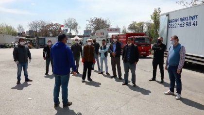 Ankara Büyükşehir Belediyesi'nden nakliyeci esnafına destek