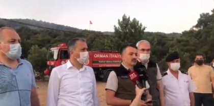 Tarım Orman Bakanı Pakdemirli ve İstanbul Valisi Heybeliada'da olay yerinde