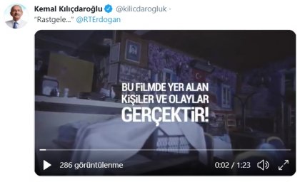 Kılıçdaroğlu'ndan, Erdoğan'a "Rastgele"