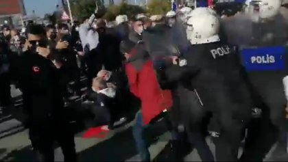 Bodrum'da Boğaziçi eylemine polis saldırısı