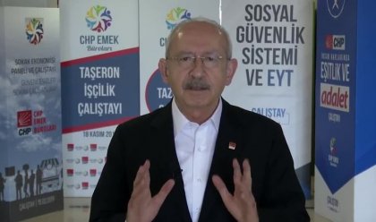Kılıçdaroğlu 1 Mayıs'ta işçilere seslendi