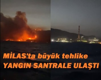 Milas Belediye Başkanı Av. Muhammet Tokat; 'yangın santrale ulaştı'