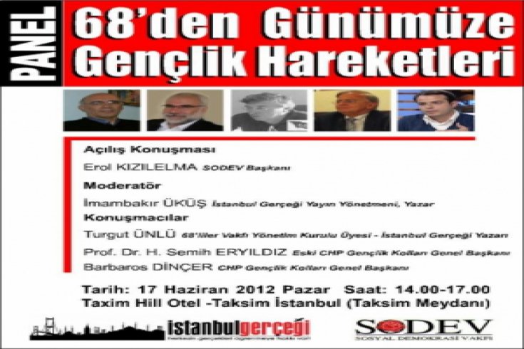 ‘68’den Günümüze Gençlik Harekeleri' Paneli