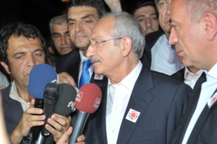 CHP Genel Başkanı Kemal Kılıçdaroğlu Gezi Parkı'ndaydı