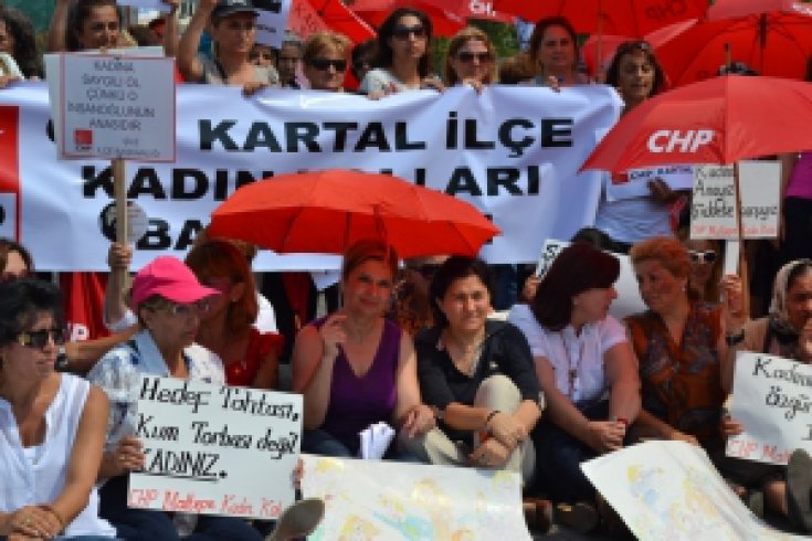 CHP Kadına Karşı Şiddet'e Hayır dedi