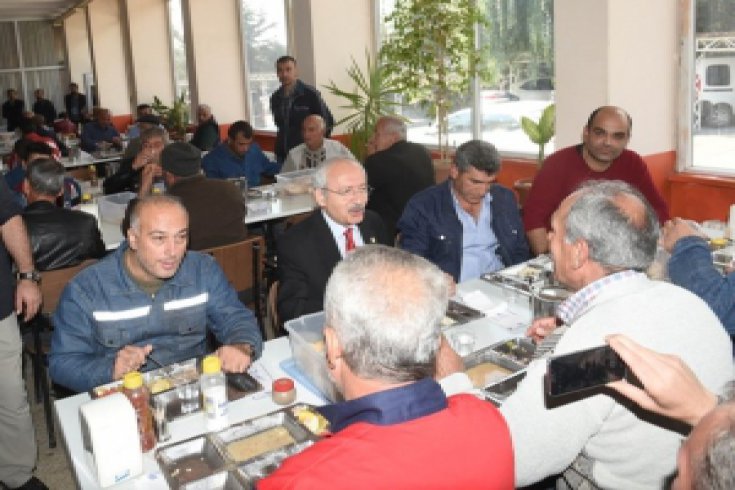 Kılıçdaroğlu, Tokat'ın Turhal İlçesindeki Şeker Fabrikasını ziyaret etti