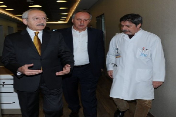 Kılıçdaroğlu'ndan İnce'ye geçmiş olsun ziyareti