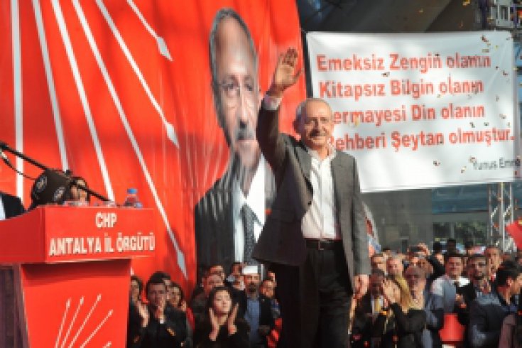 Kılıçdaroğlu Antalya'da aday tanıtım toplantısı