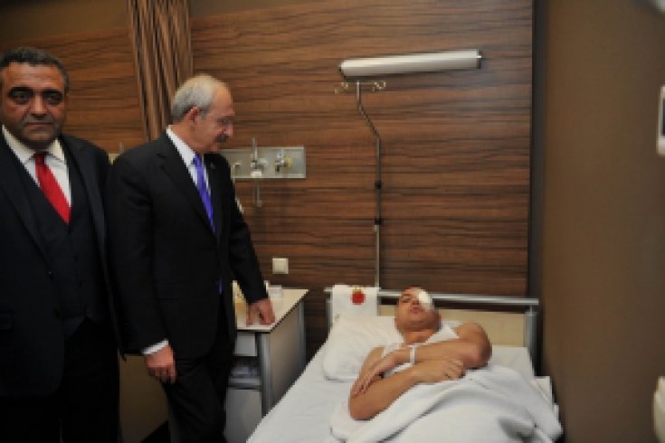 Kılıçdaroğlu hastaneyi ziyaret etti