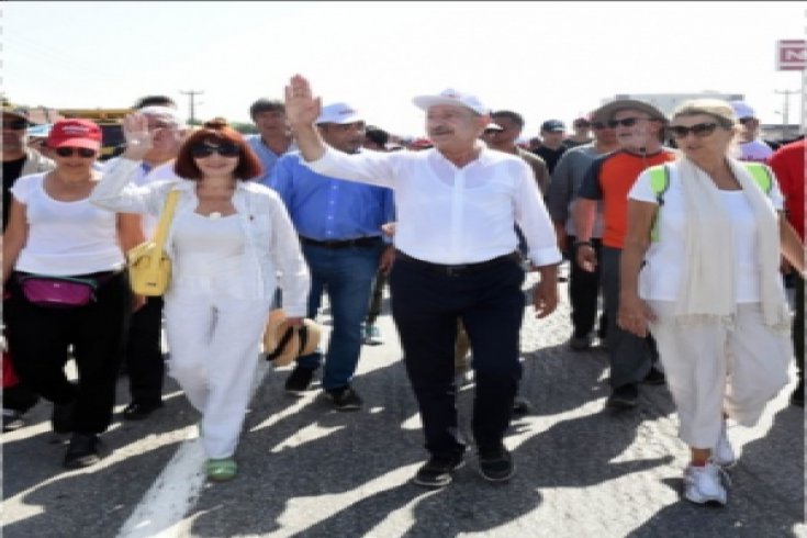 Kılıçdaroğlu'nun Adalet Yürüyüşü'nün 16. günü