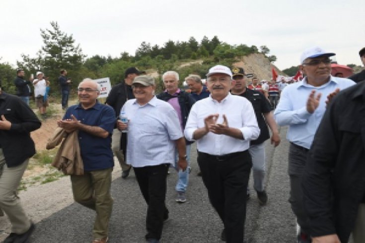 Kılıçdaroğlu'nun, Adalet Yürüyüşü'nün 4. günü