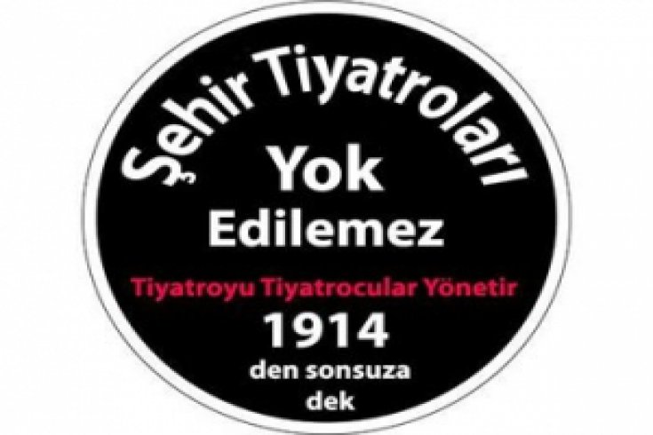 'Şehir Tiyatroları' eylemi