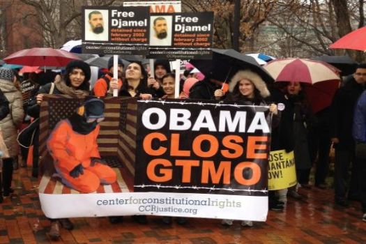 ABD'de Guantanamo protestosu