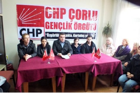 CHP Çorlu'dan Şehit Kubilay açıklaması