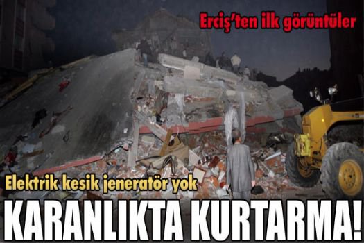 Elektrik yok, karanlıkta kurtarma!