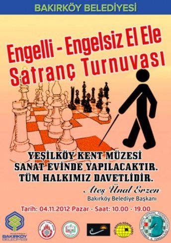 Engelli engelsiz el ele satranç turnuvası