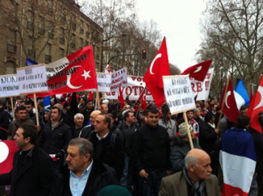 Fransa'da Türkiye yürüyüşü