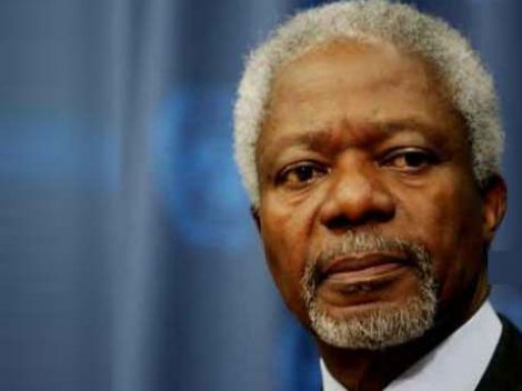 Kofi Annan Yarın Türkiye'ye Gelecek