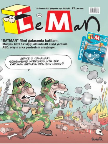 Leman'dan Batman saldırısı kapağı