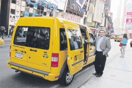 New York'a Türk taksisi