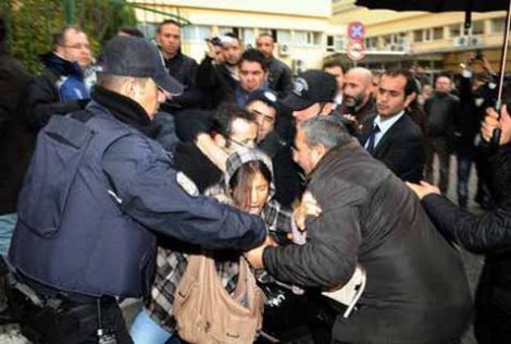 Okmeydanı Hastanesi'nde eylem ve gözaltı